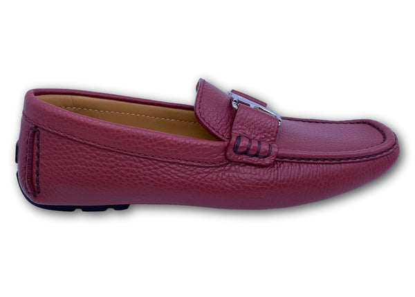 Louis Vuitton Men's Red Leather Monte Carlo Car Shoe – Luxuria