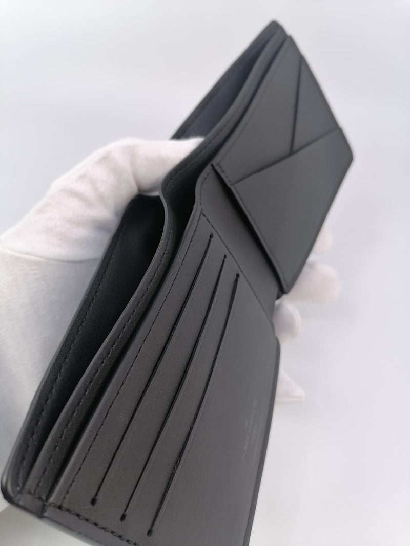 Louis Vuitton Men's Black Leather Multiple Wallet Dark Infinity – Luxuria &  Co.
