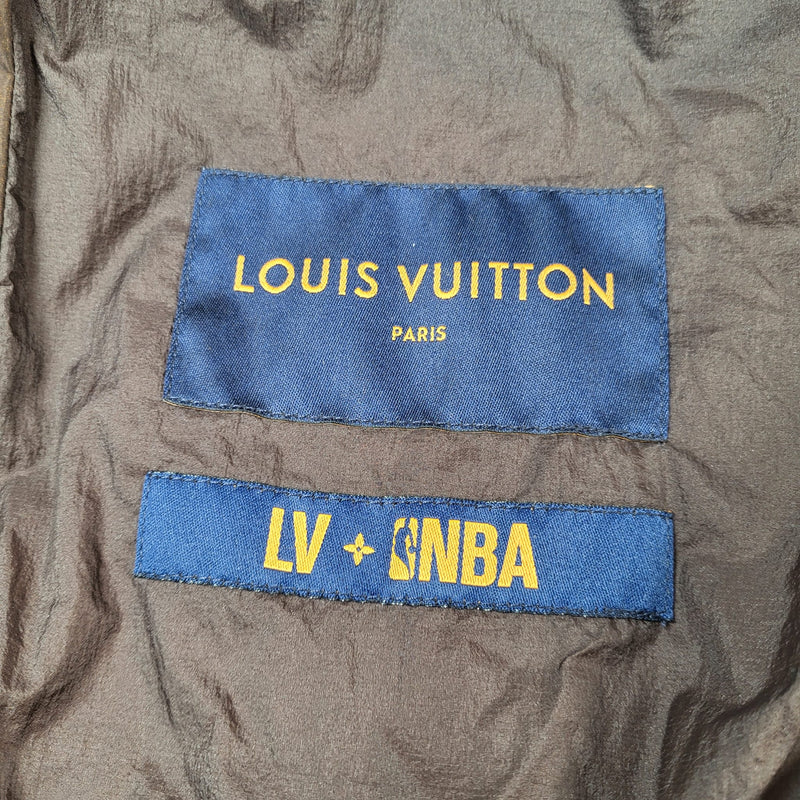 Louis Vuitton x NBA Letters Hooded Blouson BrownLouis Vuitton x NBA Letters  Hooded Blouson Brown - OFour