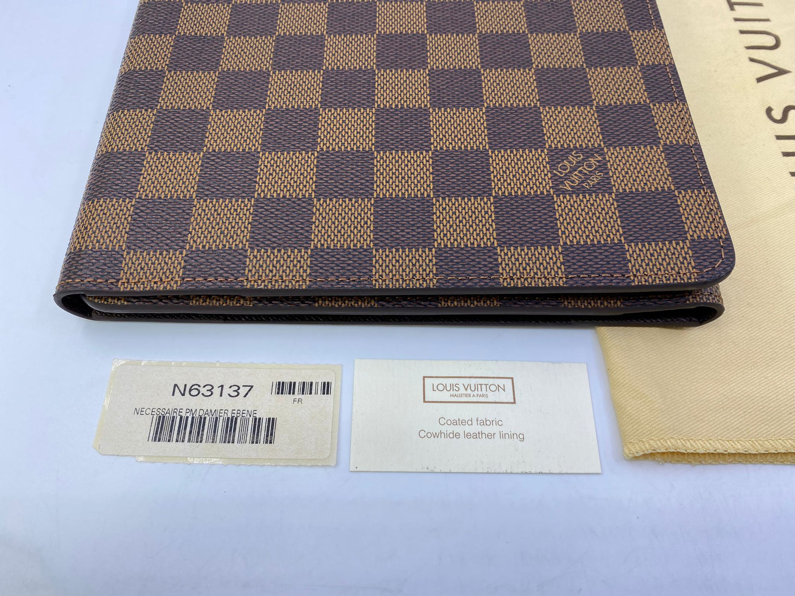 Louis Vuitton Damier Ebene Canvas Necessaire PM Writing Folder
