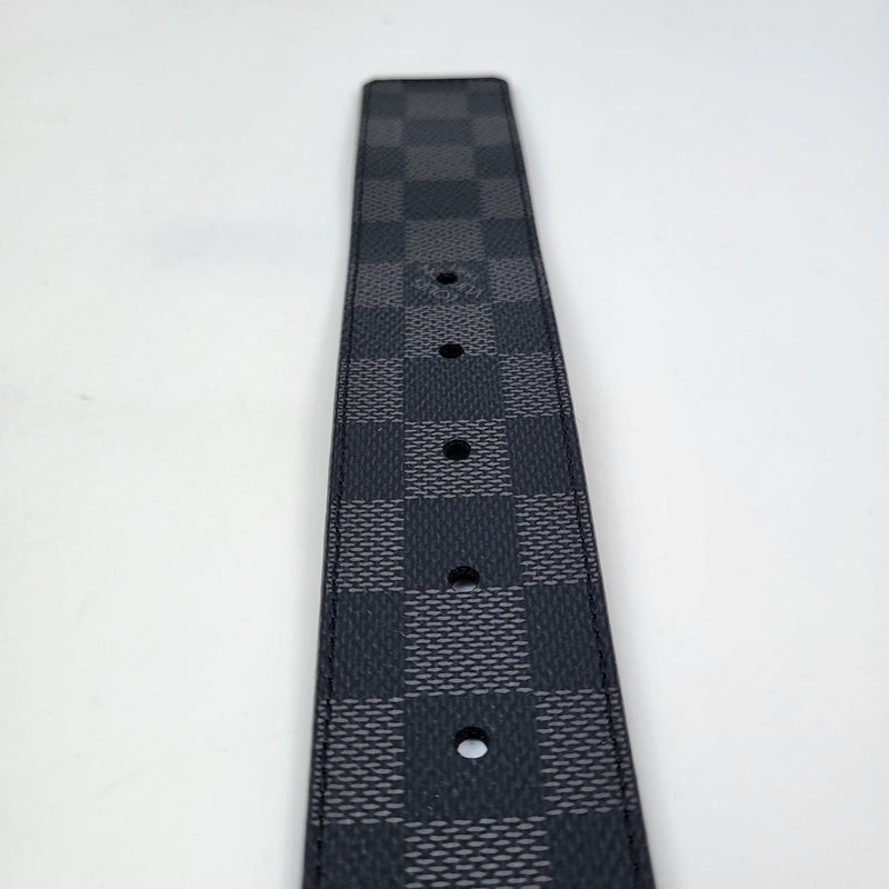 LV Louis Vuitton Damier style men's wallet checker pattern  black/graphite