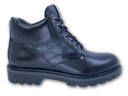LOUIS VUITTON Calfskin Oberkampf Ankle Boots 8.5 Black 690881