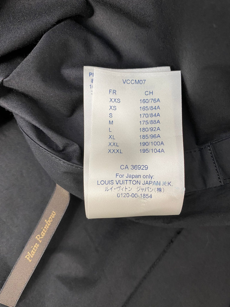 Louis Vuitton Men's Black Cotton Pilot Pocket Shirt size M