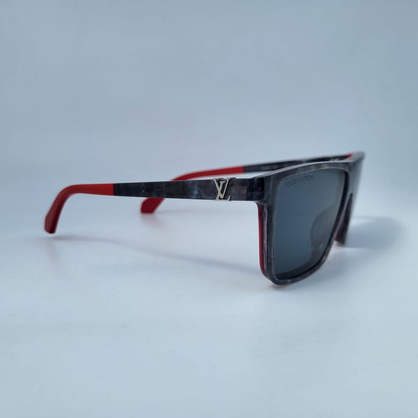 Portland Anthracite Red E Sunglasses