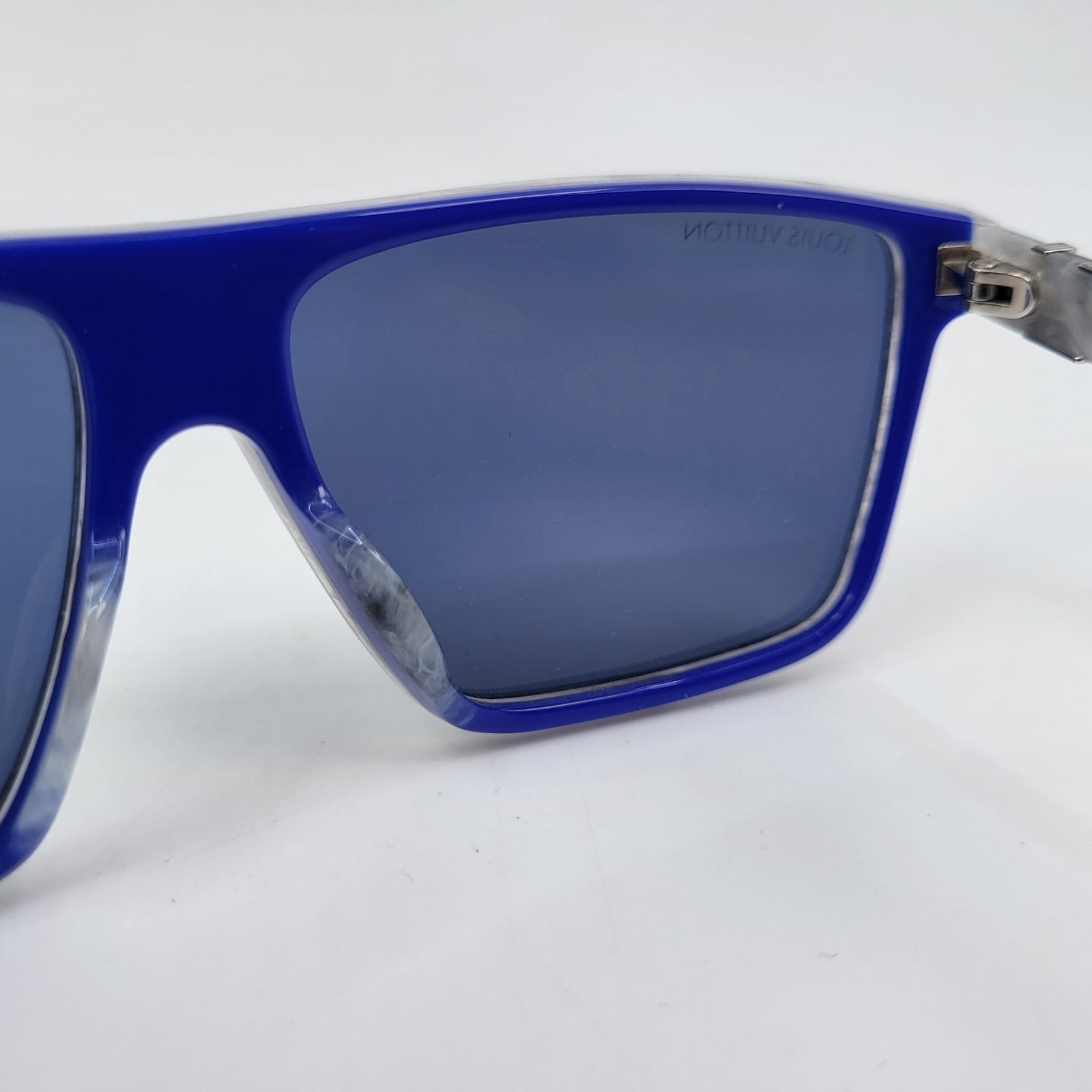 LOUIS VUITTON Z1272E サングラス ポートランド Louis Vuitton Men's Acetate Portland Grey Blue E Sunglasses