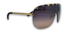 Sunglasses Louis Vuitton Purple in Metal - 35032546