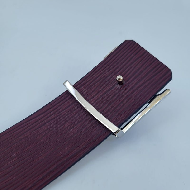 Louis Vuitton Men's Damier Graphite LV Initials Belt M0019