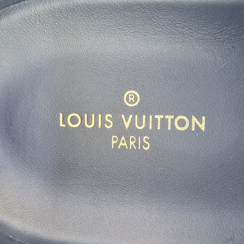 LOUIS VUITTON Sneakers LVUS9 Black Holographic Monogram Rivoli High Top