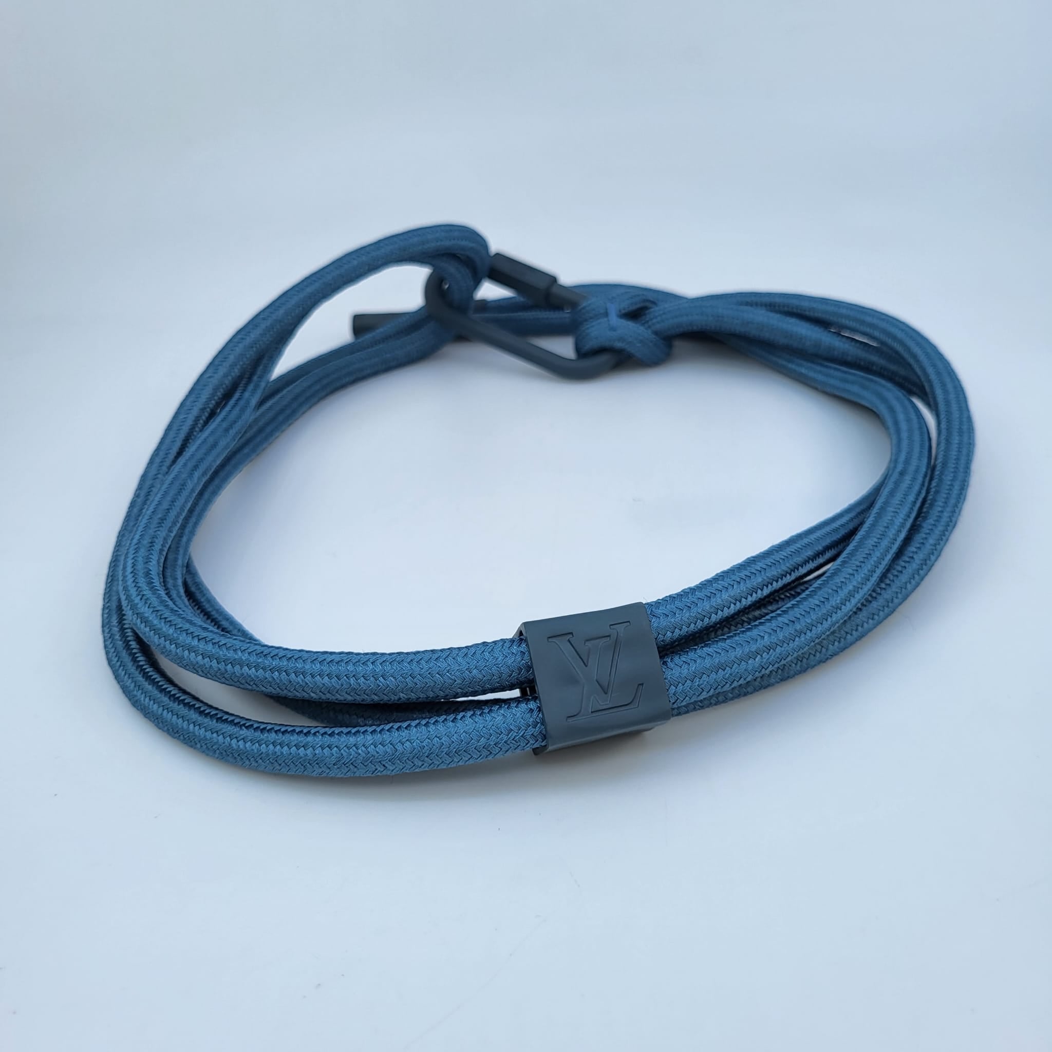 Louis Vuitton Men's Blue Rope Belt 30 MP193 – Luxuria & Co.