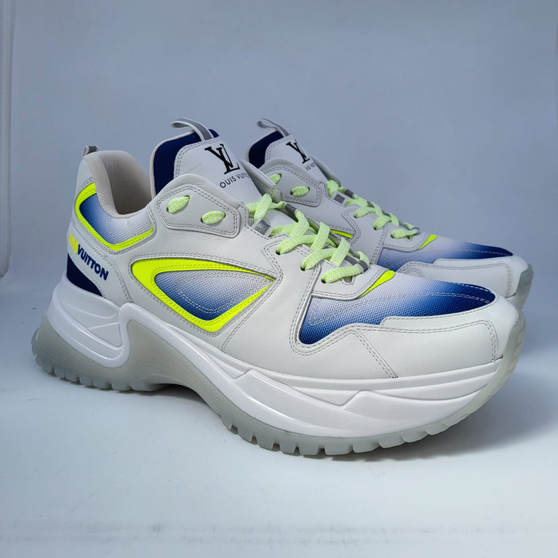 LOUIS VUITTON Women's White Run Away Sneakers Size 42 US 12