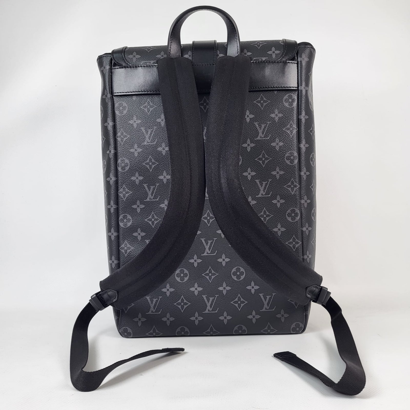 Louis Vuitton Men's Monogram Eclipse Saumur Backpack – Luxuria & Co