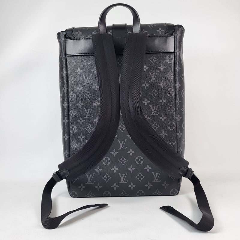 Louis Vuitton Saumur Backpack Monogram Eclipse Canvas For Men, Men's Bags  42cm LV M45913
