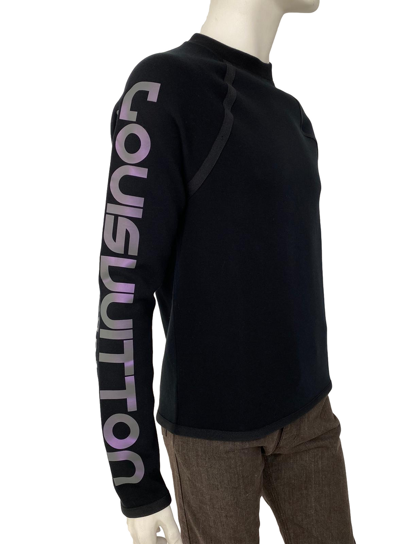 Louis Vuitton Men's Black Cotton Trunks & Bags Sweatshirt size XS