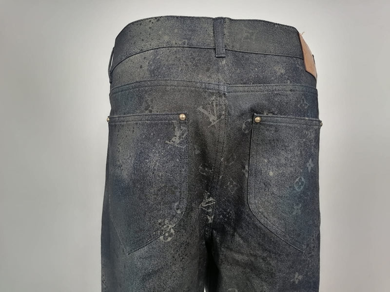 Louis Vuitton Gradient Denim Regular Fit Pants Fuchsia/Blue Men's - SS22 -  US
