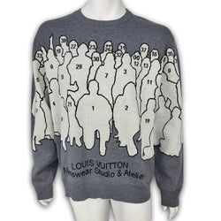 Men's Louis Vuitton LV Monogram Printed Sweatshirt