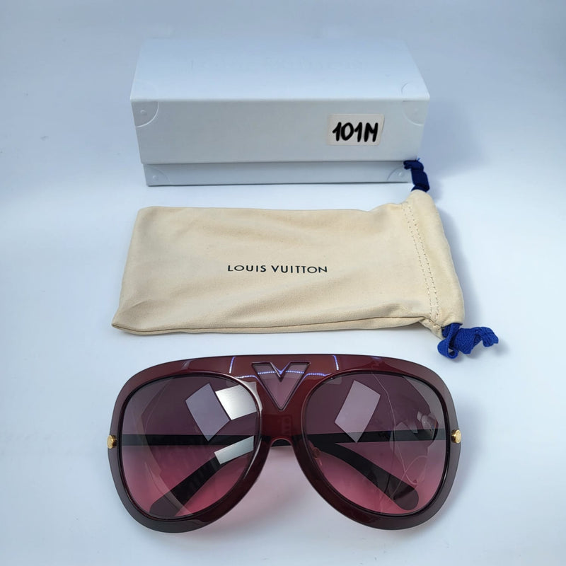 Louis Vuitton Women's Purple Acetate After Hours E Sunglasses Z0953E