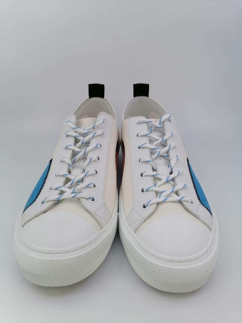 Pre-owned Louis Vuitton Tattoo Cloth Low Trainers In White