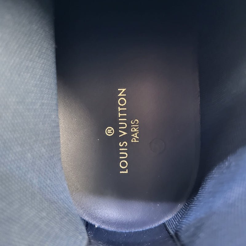 Louis Vuitton Men's Blue Monogram Camo Tattoo Sneaker Boot – Luxuria & Co.