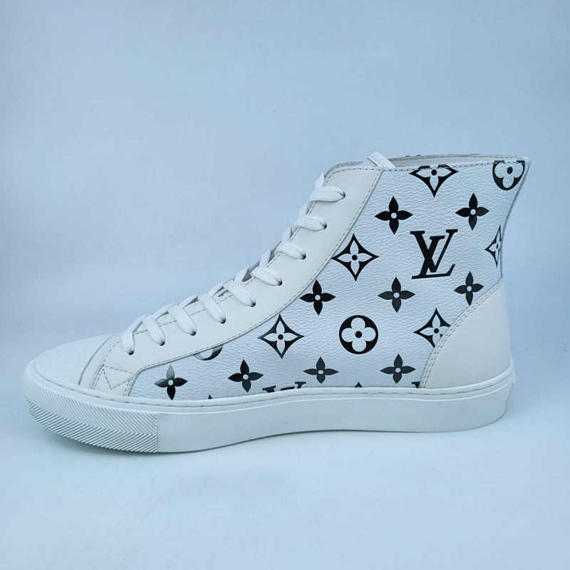 Louis Vuitton, Shoes, New Louis Vuitton White High Top Sneakers 4 7 95