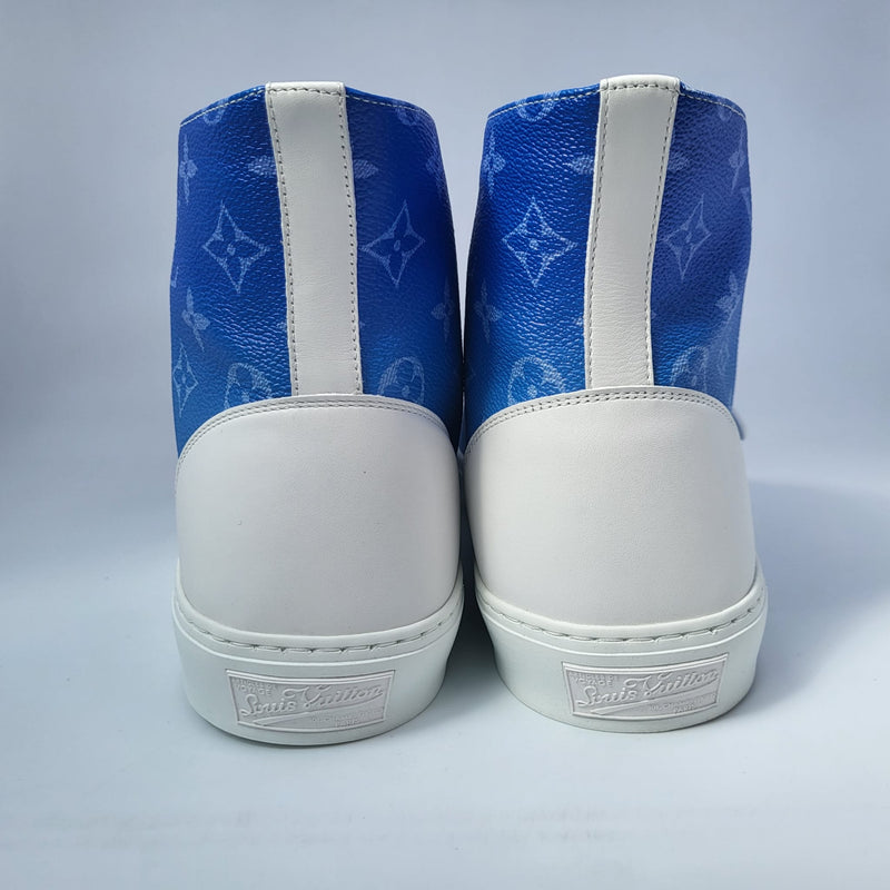 Louis Vuitton Men's Blue & White Monogram Clouds Tattoo Sneaker Boot –  Luxuria & Co.