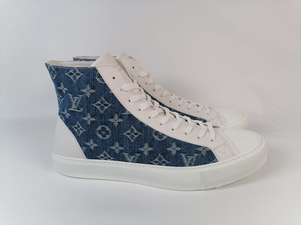 Tattoo Sneaker Boot Monogram Denim