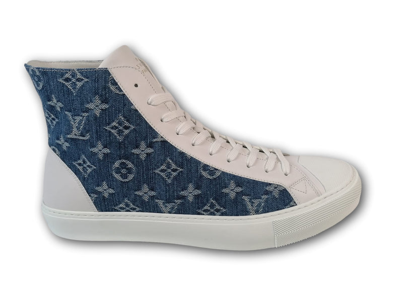 Louis Vuitton Men's White Monogram Tattoo Sneaker Boot