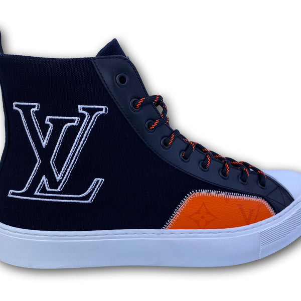 Buy Louis Vuitton Tattoo Sneaker Boot 'Black Louis' - 1A377F - Black
