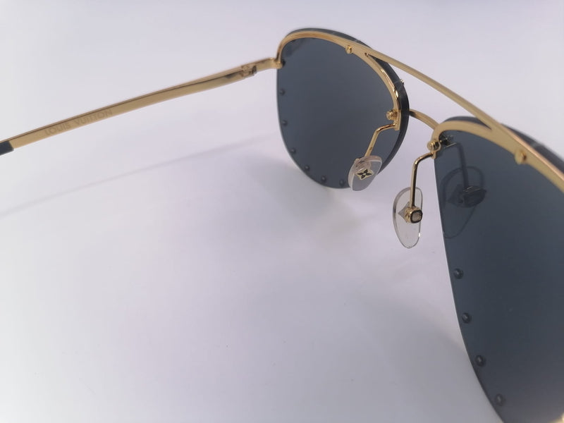 Louis Vuitton Women's Gold & Blue The Party U Sunglasses Z0911U