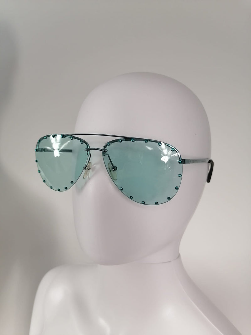 Louis Vuitton Women's Aqua Green The Party U Sunglasses Z1208U – Luxuria &  Co.