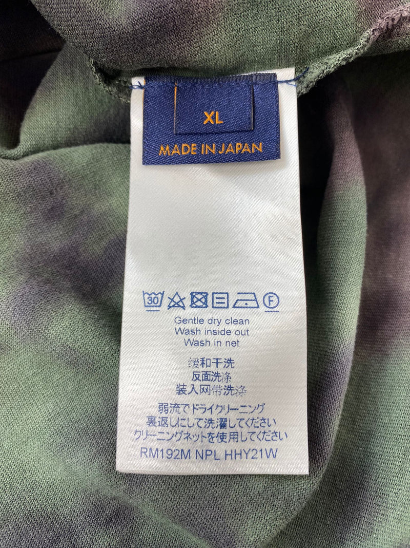 Louis Vuitton 19AW tie-dye pocket short-sleeved T-shirt men's