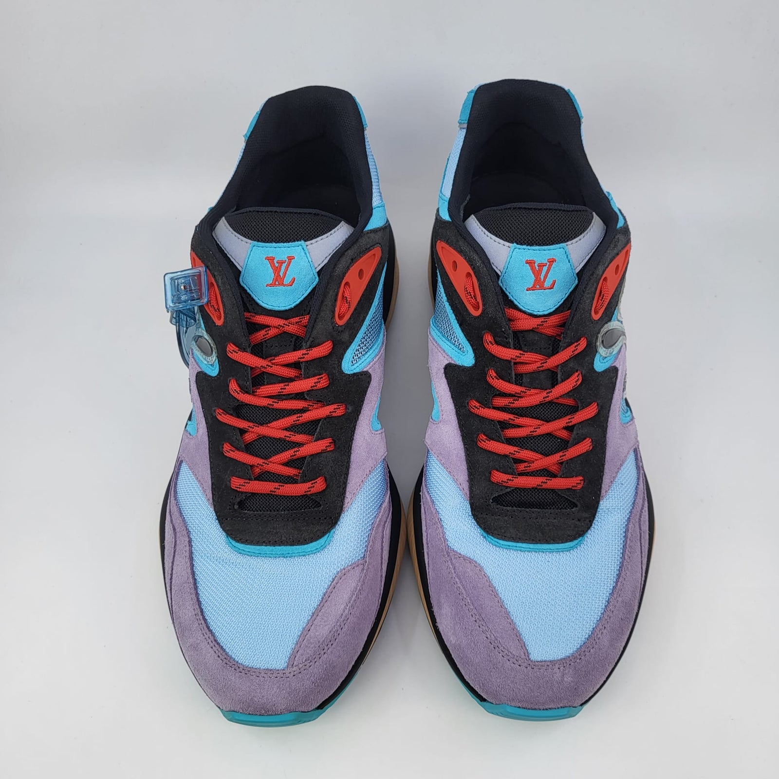 Louis Vuitton Men's Purple, Blue & Black Trail Sneaker – Luxuria & Co.