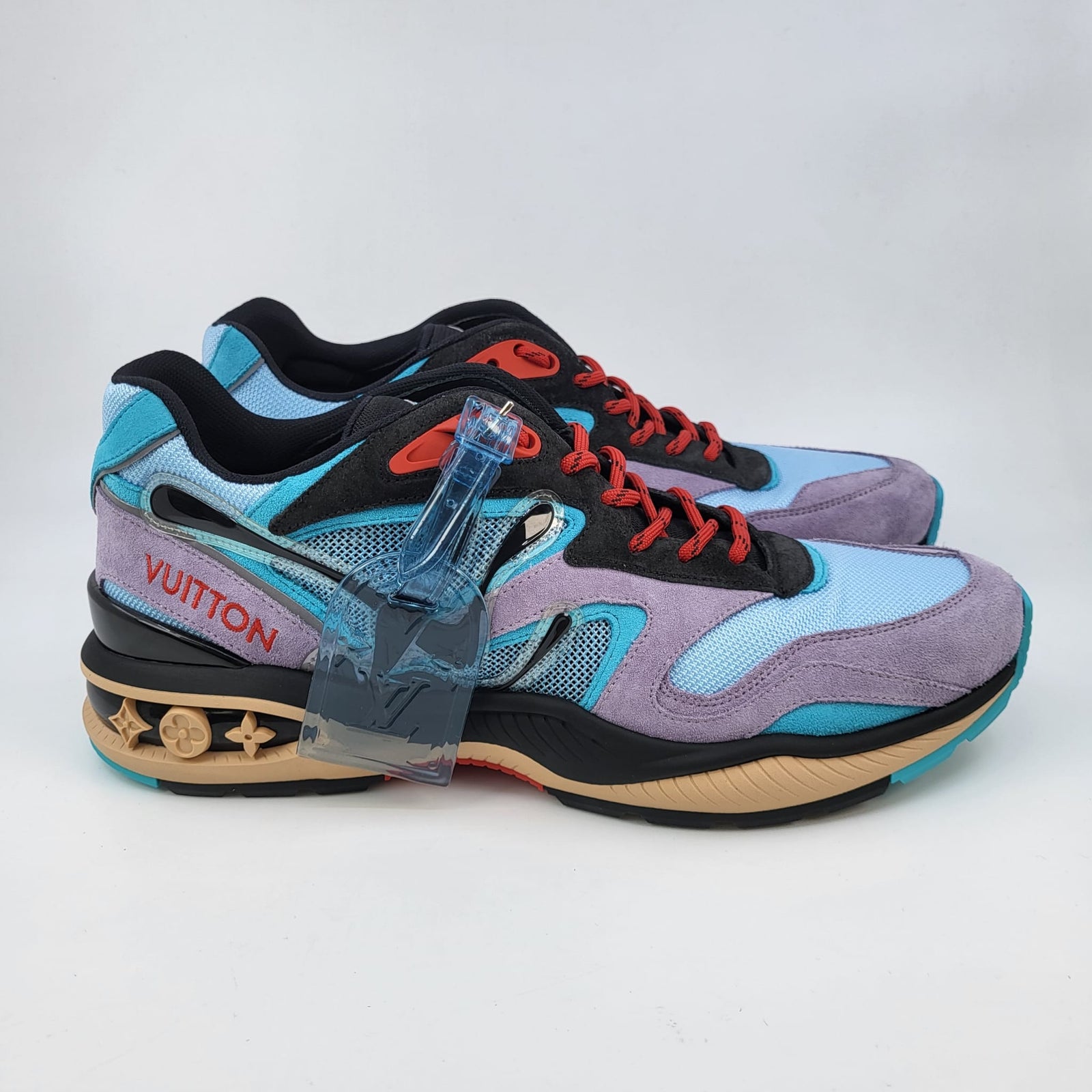 Louis Vuitton Men's Purple, Blue & Black Trail Sneaker