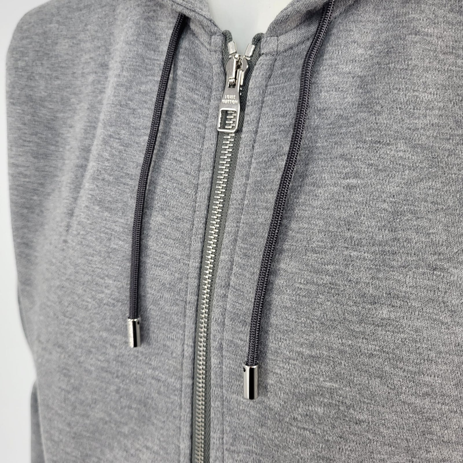 Louis Vuitton Men's Gray Cotton Travel Zip Up Hoodie – Luxuria & Co.