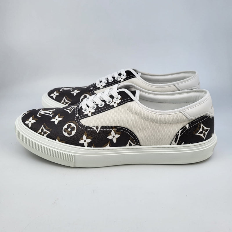 Louis Vuitton Monogram Trocadero Sneaker Low Brown/White Slip on