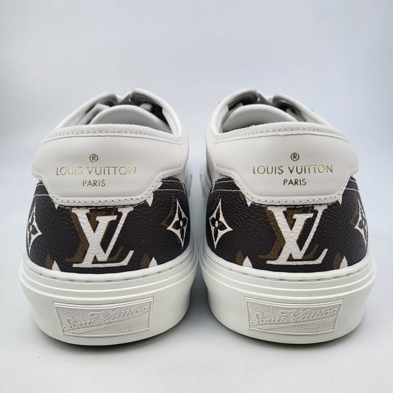 Louis Vuitton Beige & Brown Monogram Trocadero Richelieu Sneaker 12 US / 11  LV
