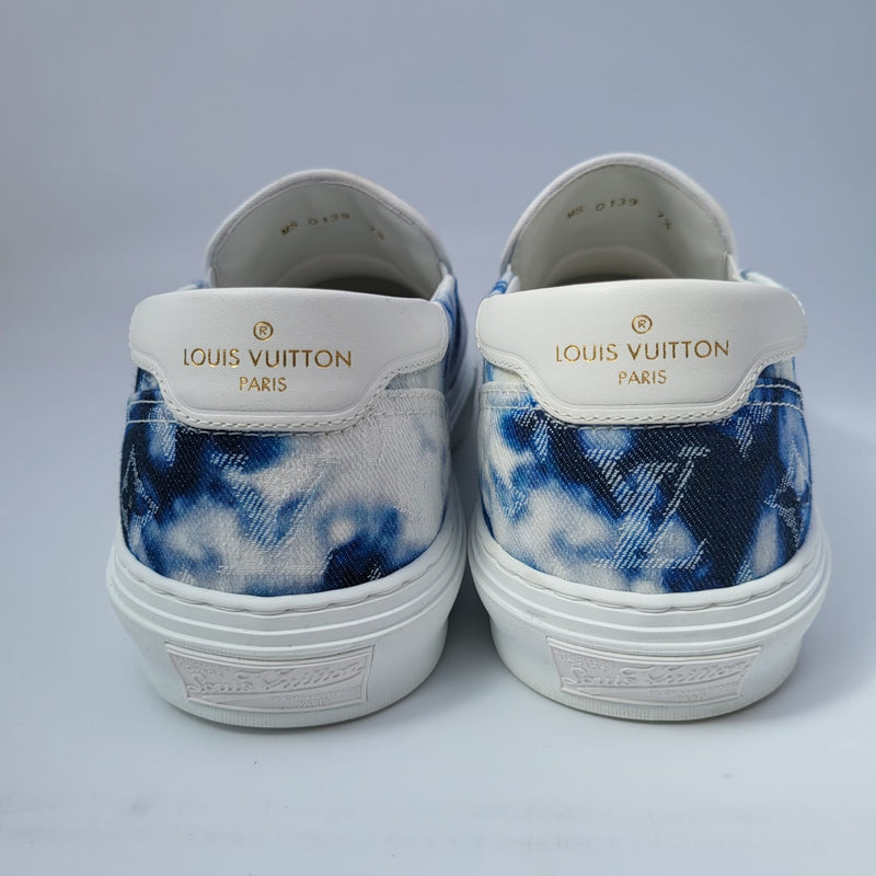 Louis Vuitton Men's Blue Monogram Cloud Tattoo Sneaker Boot size 11 US  / 10 LV