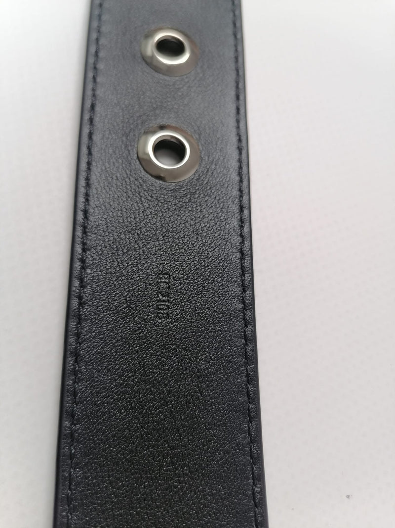 Louis Vuitton Men's Black Leather Voyager 35 MM Belt size 34