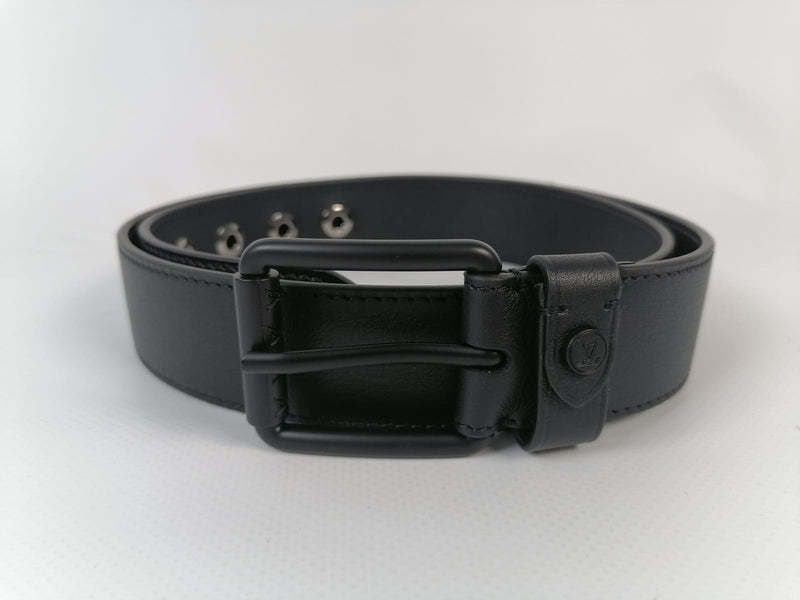 Louis Vuitton LV Initiales Reversible Belt Leather Wide Black 2145213