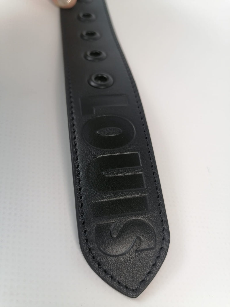Louis Vuitton Men's Black Leather Voyager 35 MM Belt size 34" /  85 cm