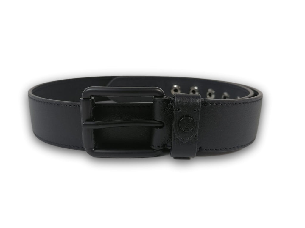 Louis Vuitton M0544Z Skater 35mm Belt, Black, One Size