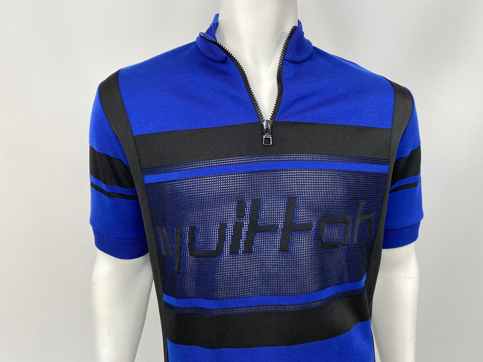 Louis Vuitton Men's Blue Cotton Polyester Vuitton Jacquard Cycling