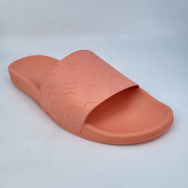 Louis Vuitton Sandals Waterfront Mules Peach Color Pool Slides LV