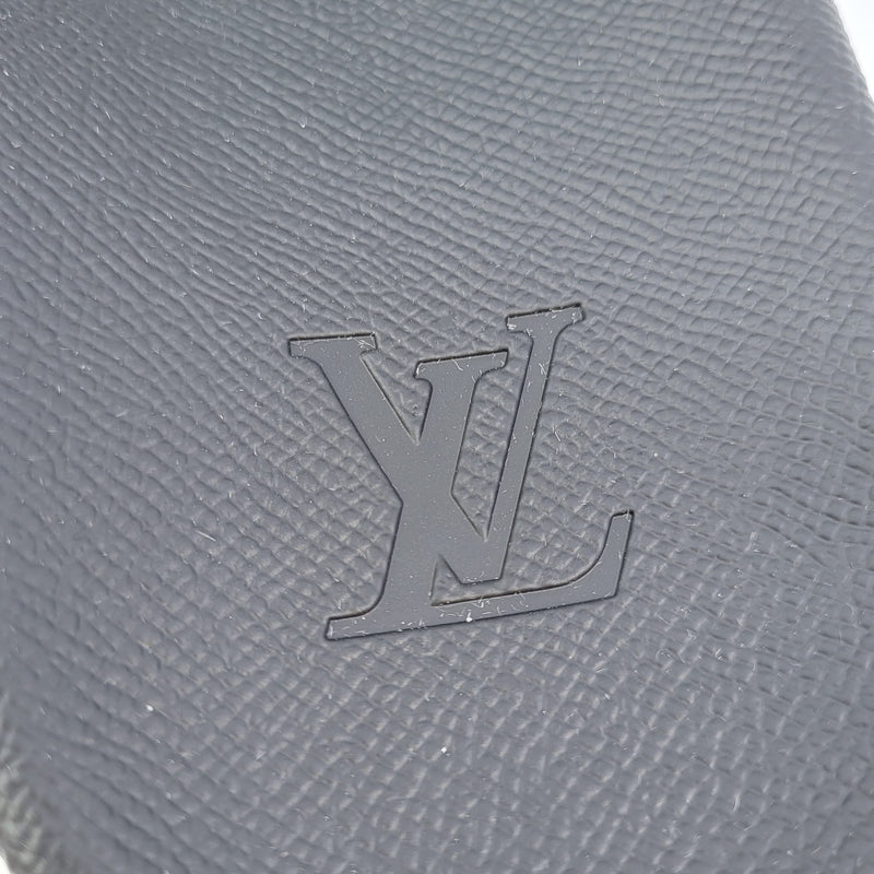 Louis Vuitton Graphite Damier Embossed Canvas Waterfront Flat Slides Size  44.5 Louis Vuitton