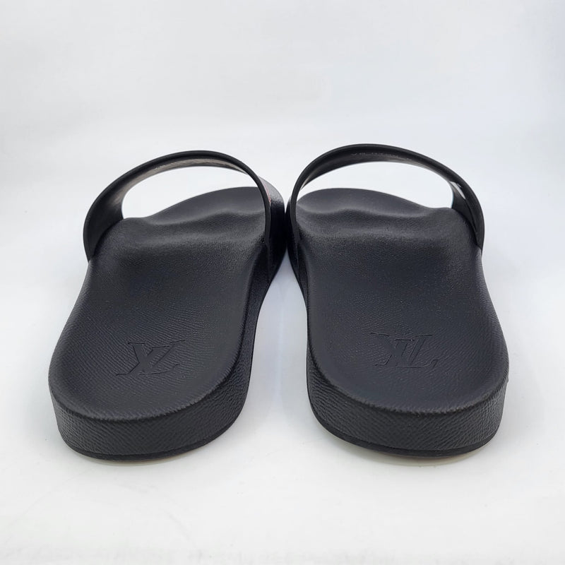 Louis Vuitton Men's Damier Graphite Waterfront Mule Sandals – Luxuria & Co.