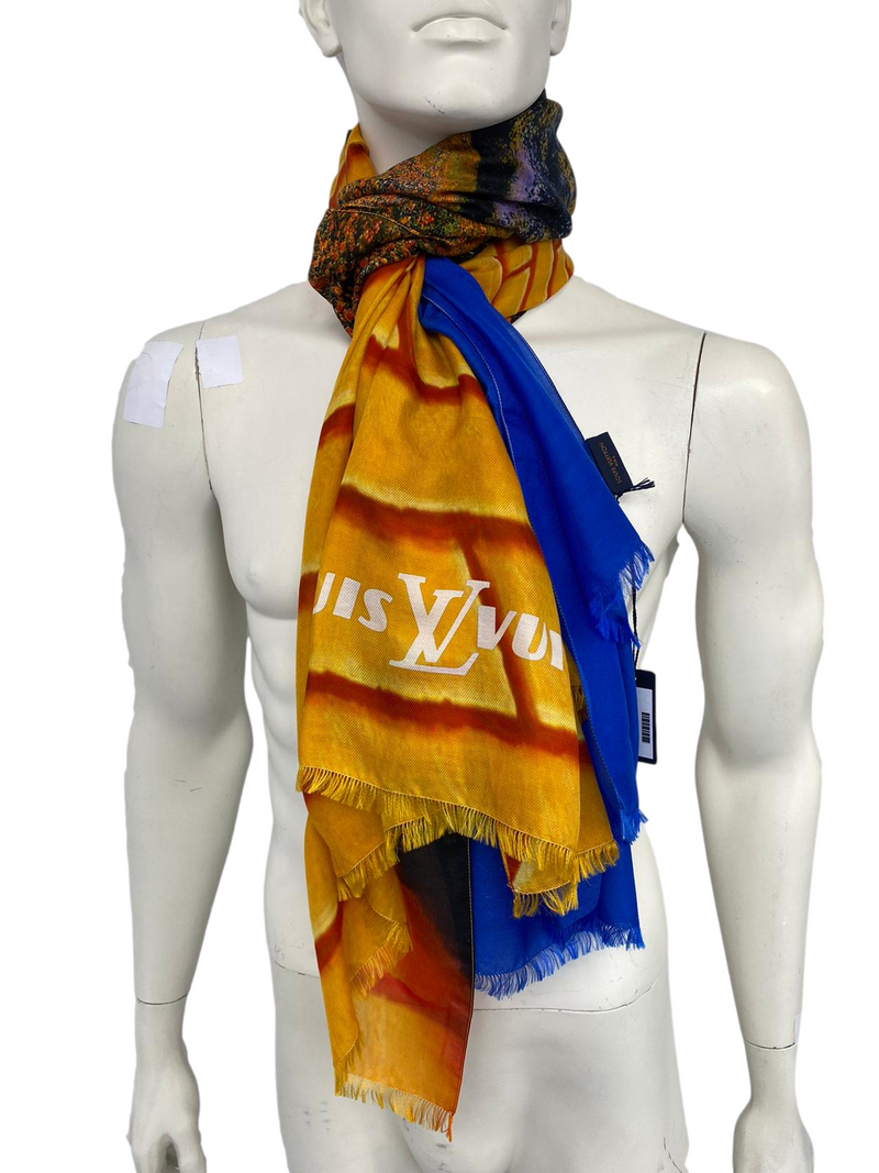 Louis Vuitton Scarf with Sweater Dress