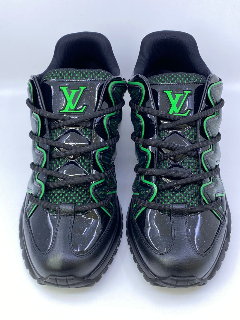 Louis Vuitton Lv Tie-dye Leather Trainers in Green for Men