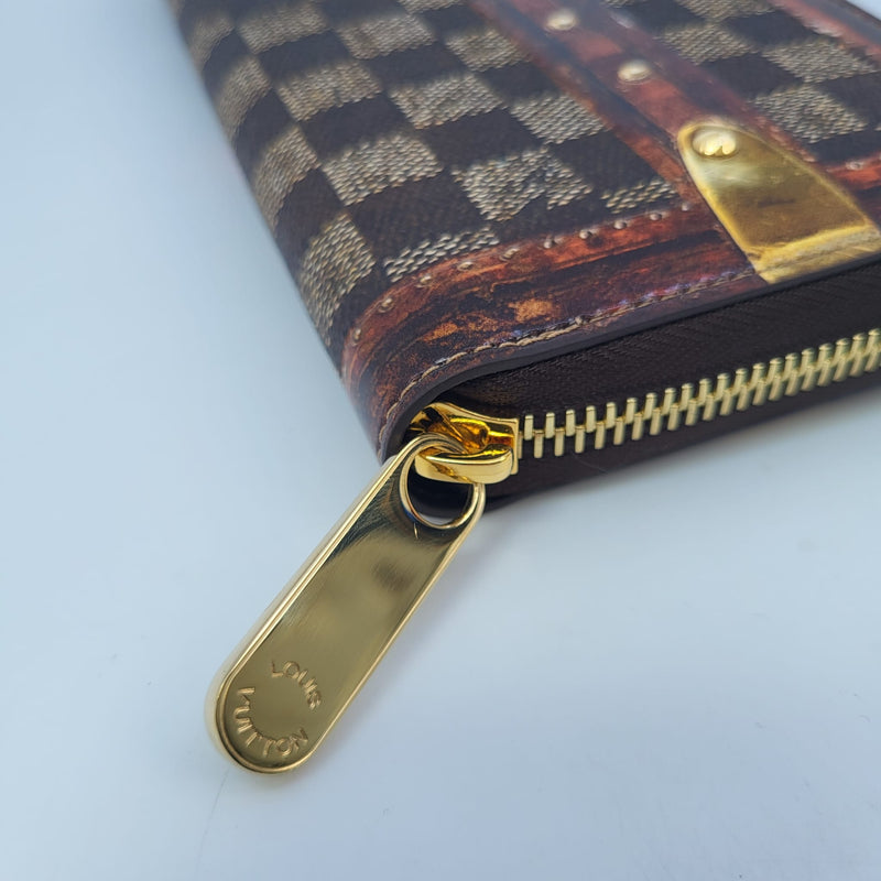 Louis Vuitton Zip Around Damier Azur Wallet