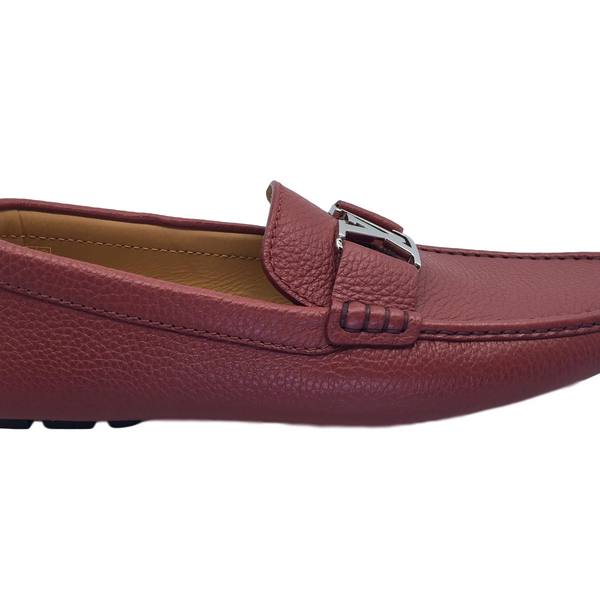 Louis Vuitton Men's Burgundy Monte Carlo Suede Moccasin Car Shoes Loafers 8  Red ref.873600 - Joli Closet