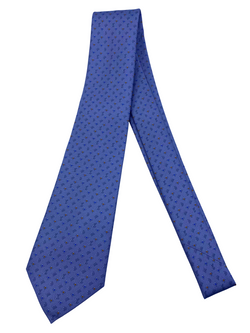 100% Authentic Louis Vuitton Neck Tie Dark Blue 100% Silk Monogram