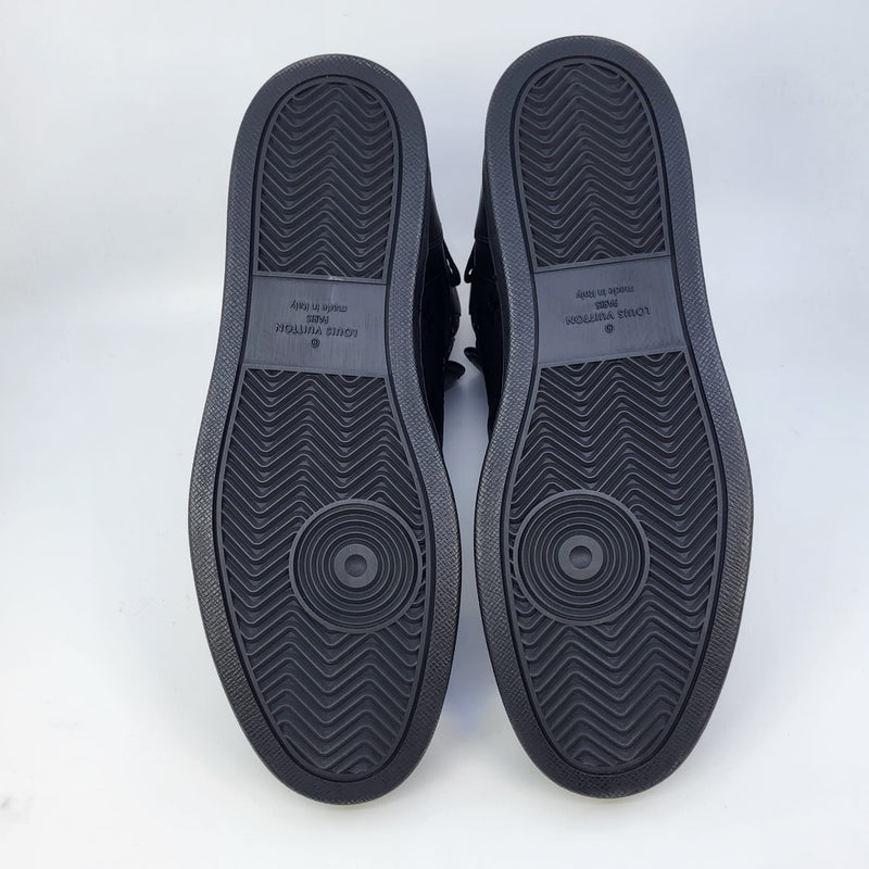 Louis Vuitton Men's Black Leather Rivoli Sneaker Boot – Luxuria & Co.